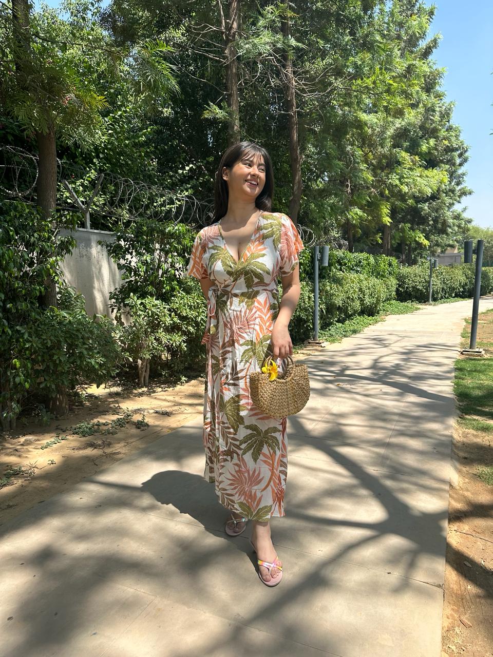 Beach Day Wrap Dress