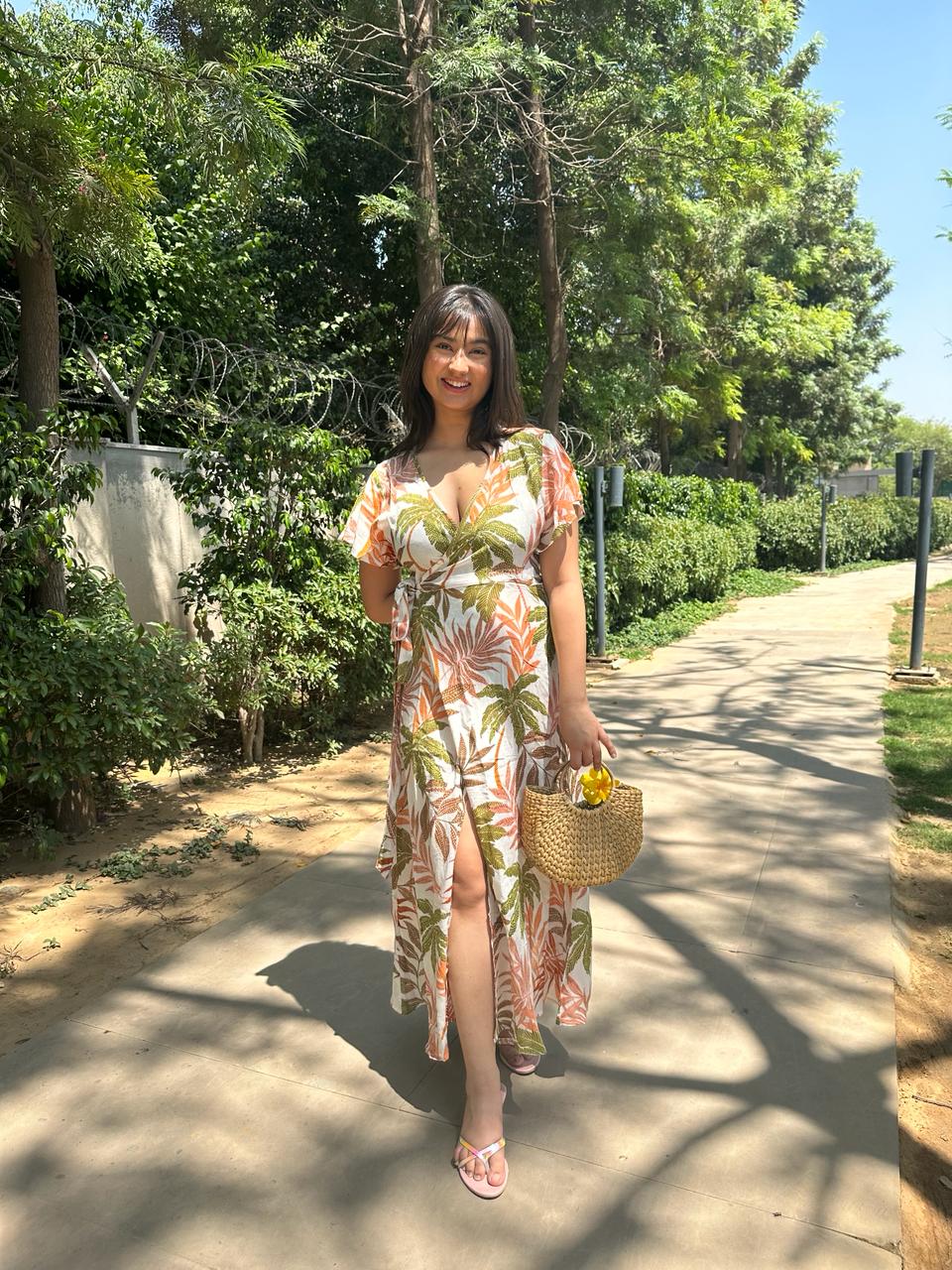 Beach Day Wrap Dress