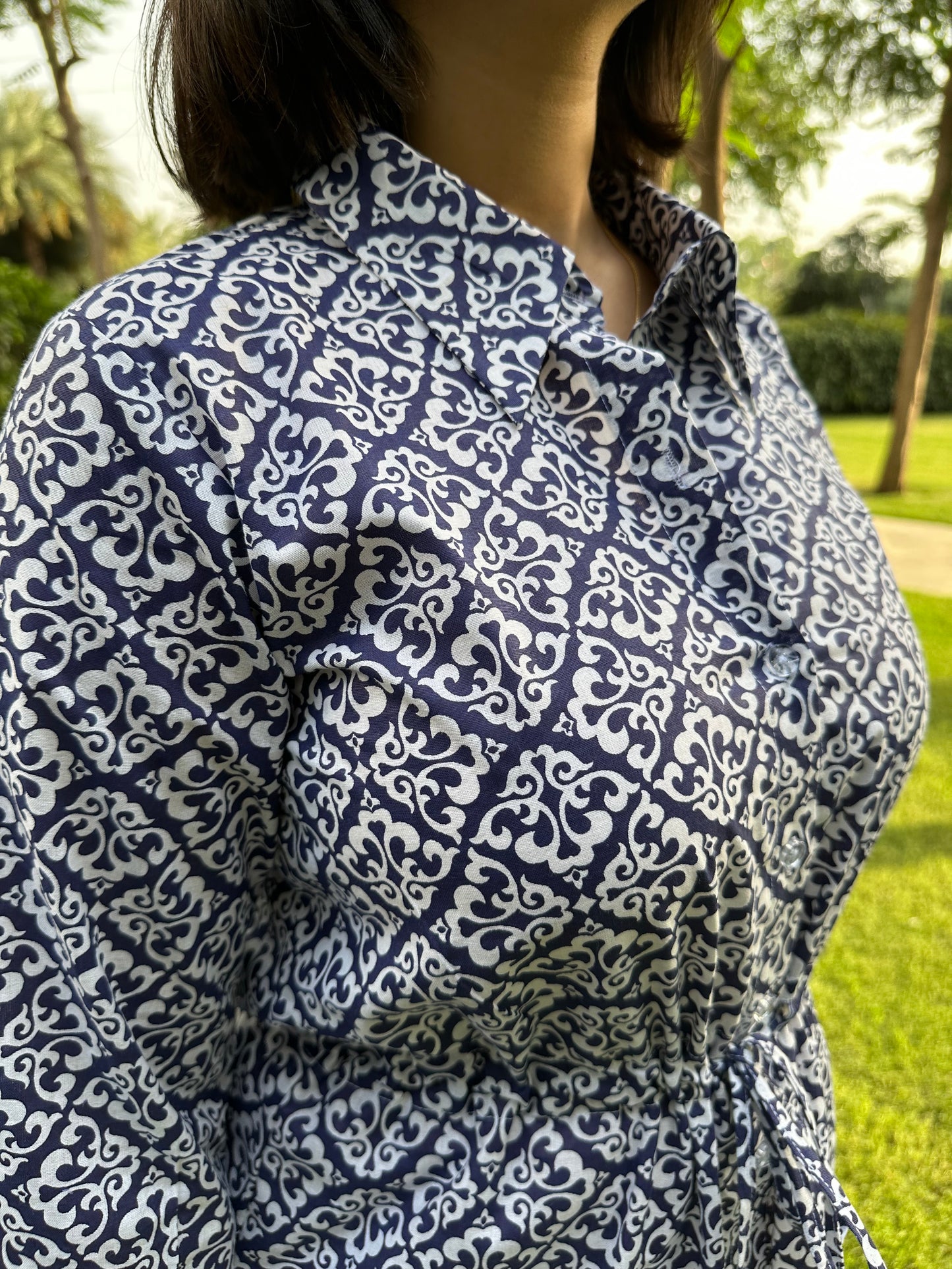 Zanzibar shirt dress