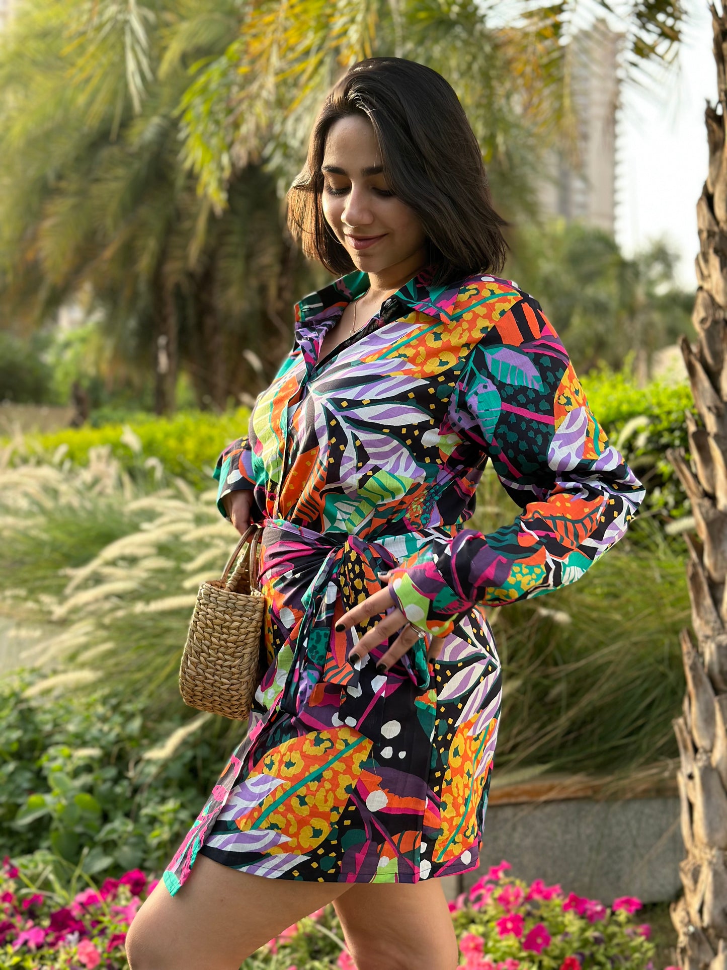 Twilight Jungle shirt dress