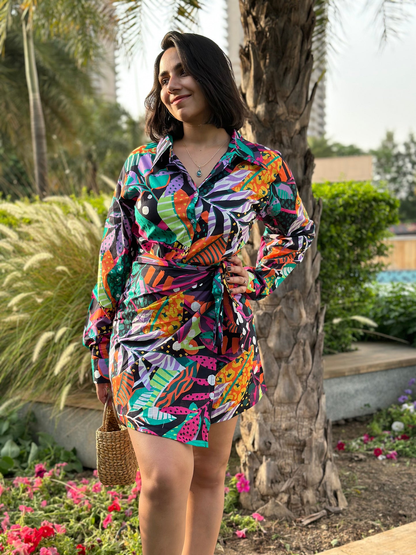 Twilight Jungle shirt dress