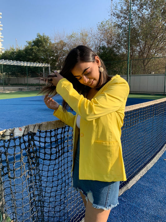 Colour me Happy Blazer, Yellow